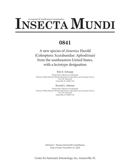 Insecta Mundi