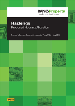 Hazlerigg Proposed Housing Allocation