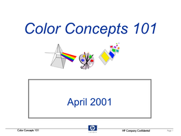 Color Concepts 101