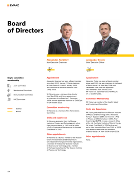 Board of Directors