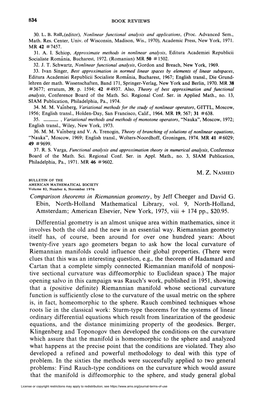 Comparison Theorems in Riemannian Geometry, by Jeff Cheeger and David G. Ebin, North-Holland Mathematical Library, Vol. 9, North