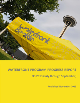 Elliott Bay Seawall Project