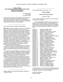 Legislative Record - Senate, Wednesday, December 3, 2008