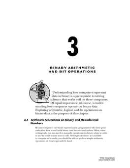 Binary Arithmetic and Bit Operations