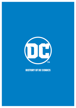 HISTORY of DC COMICS Brand Overview