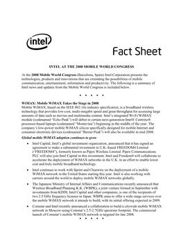 News Fact Sheet