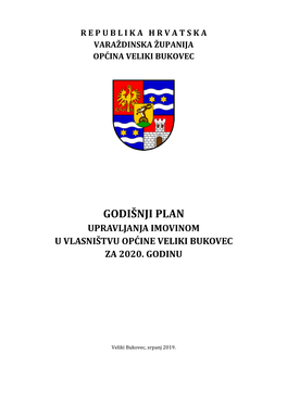 Plan Upravljanja Imovinom U Vlasništvu Općine Veliki Bukovec Za 2020