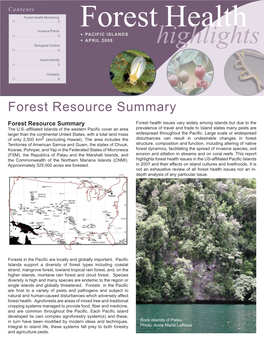 PACIFIC ISLANDS APRIL 2008 Biological Control Highlights 