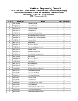 Pakistan Engineering Council