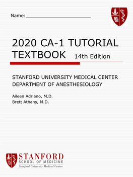 2020 CA-1 TUTORIAL TEXTBOOK 14Th Edition