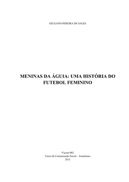 Uma História Do Futebol Feminino
