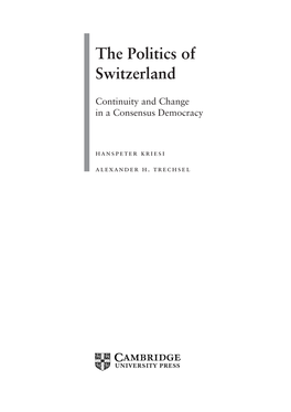 The Politics of Switzerland