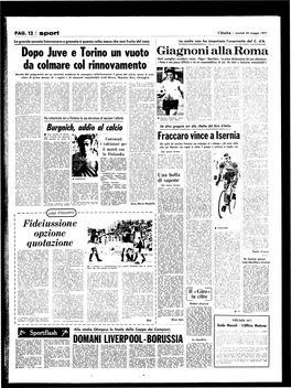 PAG. 12 / Sport L'unità / Martedì 24 Maggio 1977