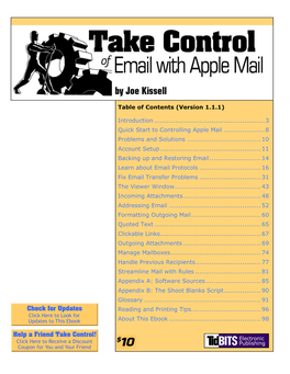 Take Control of Email with Apple Mail 1.1.1