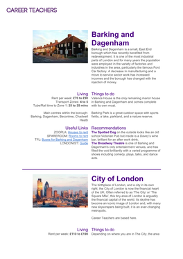 Barking and Dagenham City of London