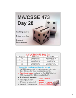 MA/CSSE 473 Day 28