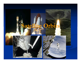 Satellite Orbits Orbit Classification