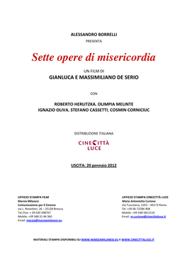 Sette Opere Di Misericordia