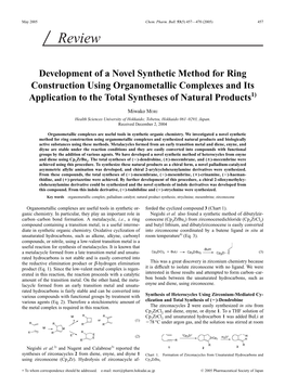 Chem. Pharm. Bull. 53(5) 457—470 (2005) 457 Review