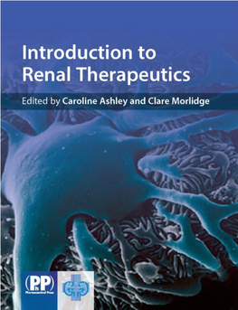 Introduction to Renal Therapeutics