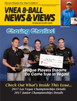 Vnea 8-Ball News & Views the Magazine for Pool Players