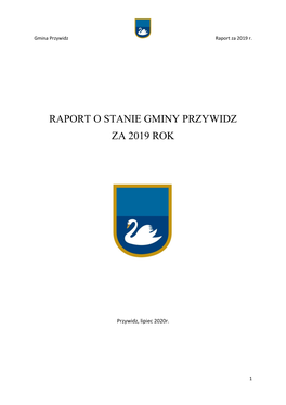 Raport O Stanie Gminy Przywidz Za 2019 Rok