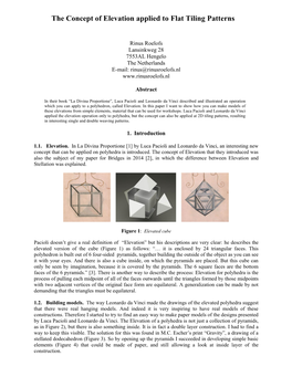 Elevation Stellation