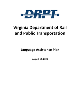 Virginia Department of Rail and Public Transportation