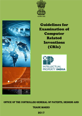 Guidelines for Examination of Computer Related Inventions (Cris)