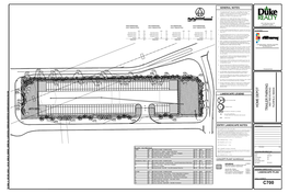 Landscape Plantings Shall Be Guaranteed for a Period of One Year Following Final Inspection by Landscape Architect