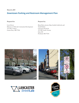 Grants Pass Parking Study