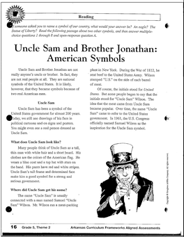 Uncle Sam and Brother Jonathan: American Symbols