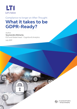 What It Takes to Be GDPR-Ready?