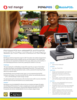 Ipad-Based POS from Emobilepos and Powapos Speeds up Food Prep and Checkout at Red Mango