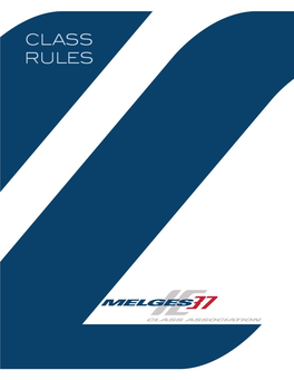 2019 INTERNATIONAL MELGES IC37 CLASS ASSOCIATION CLASS RULES ————DRAFT———— September 26, 2019