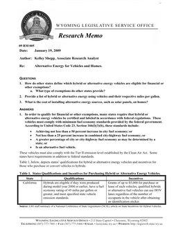 Research Memo