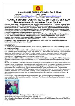 Lss Newsletter – Spec Edtn 6 July 2020