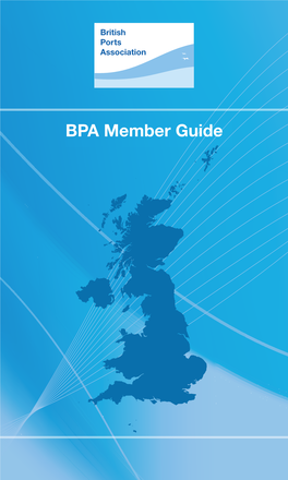 BPA Member Guide British Ports Association