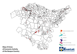 Map of Areas of Economic Activity of the Basque Country