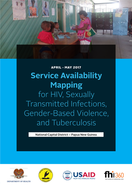 Service Availability Mapping for HIV, Sexually Transmitted Infections, Gender-Based Violence, and Tuberculosis