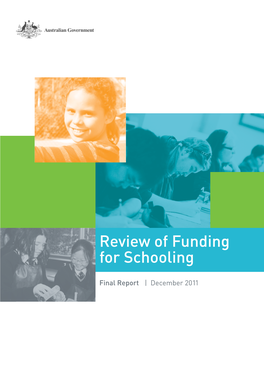 Review of Funding for Schooling