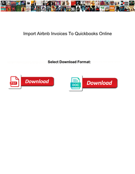 Import Airbnb Invoices to Quickbooks Online