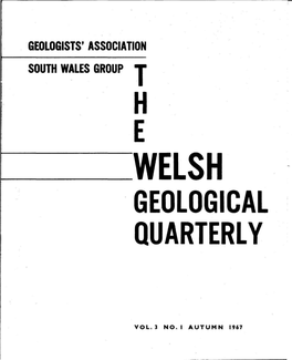 Autumn 1967 the Geologists'association: South Wales Group