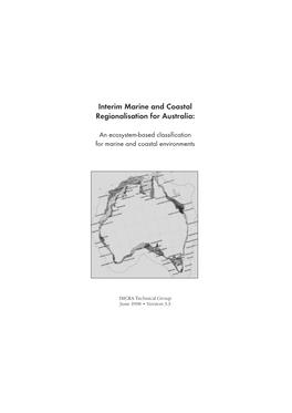 Interim Marine and Coastal Regionalisation for Australia