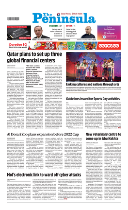 Qatar Plans to Set up Three Global Financial Centers