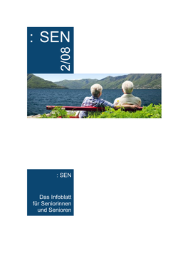 Infoblatt Für Seniorinnen Und Senioren