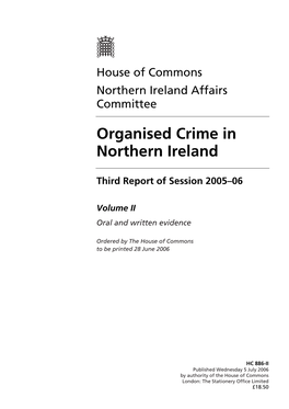 Organised Crime in Northern Ireland