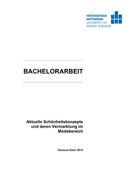 Bachelorarbeit