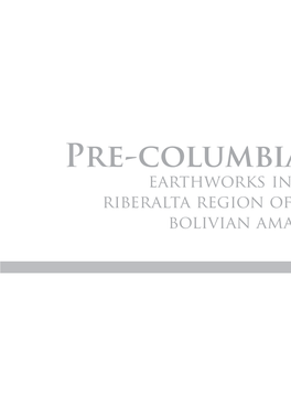 Pre-Columbian Earthworks in the Riberalta Region of the Bolivian Amazon