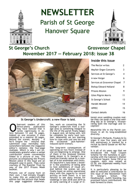 NEWSLETTER Parish of St George Hanover Square